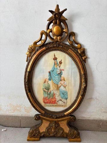 Reliquaire Madonna del Carmine - Tableau dabside dautel -
