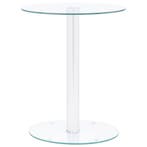 vidaXL Salontafel 40 cm gehard glas transparant, Verzenden, Nieuw