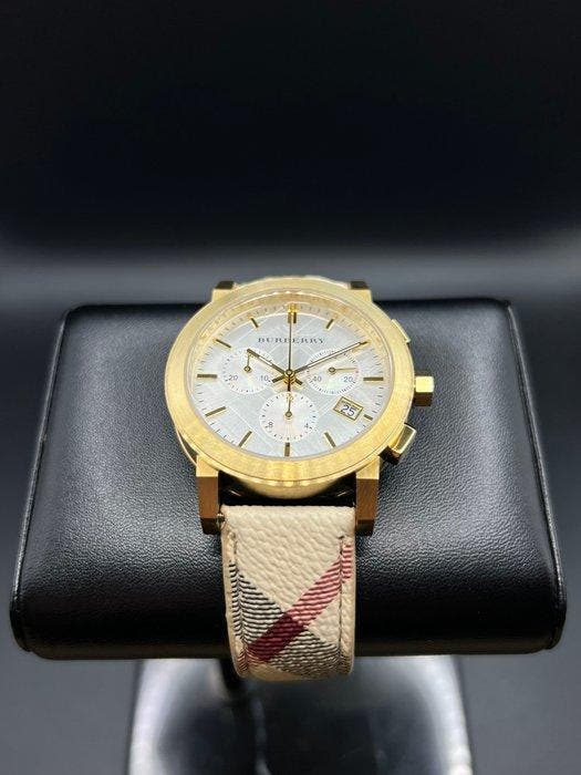 Burberry - The City - Sans prix de réserve - BU9752 -, Handtassen en Accessoires, Horloges | Heren