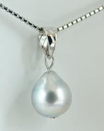 Sans prix de réserve - Pendentif - 18 carats Or blanc Perle, Bijoux, Sacs & Beauté, Bijoux anciens