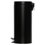 Pedaalemmer | Metaal (Zwart) | 30L | Klapdeksel |, Verzenden, Nieuw in verpakking