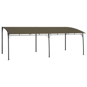 vidaXL Zonneluifel 6x3x2,55 m taupe, Verzenden, Nieuw