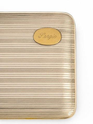 G. Packer & Co Ltd - sigaretten dispenser - 18 kt goud, .925
