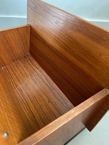Table dappoint - Fer - Étagère à livres en teck et noir