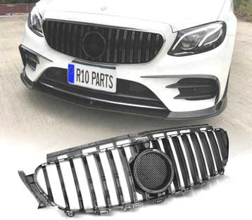 Calandre Pour Mercedes W213 16-18 Look Gt-R Noir Brillant, Verzenden