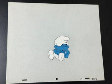 Hanna-Barbera - Originele animatie-cel - The Smurfs (1981), Nieuw in verpakking