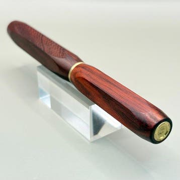 WANCHAR - World Tree Sandalwood Fountain Pen - Stainless, Nieuw