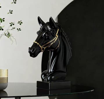 Ornement décoratif - Statue de cheval élégante