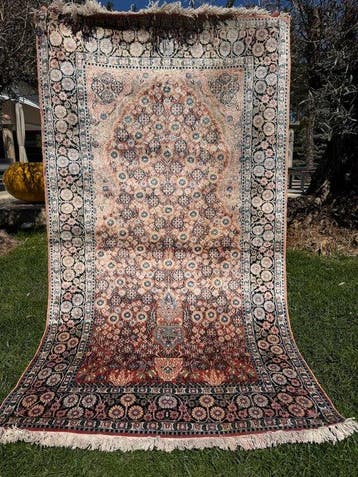 Ghoum Qom zijde zo goed als nieuw - Tapijt - 175 cm - 95 cm