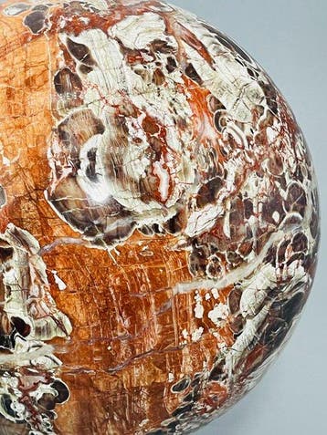 Picasso Jaspisbol met abstract natuurlijk patroon - Ø 109mm-