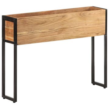 vidaXL Plantenbak 90x20x68 cm massief acaciahout, Verzenden, Nieuw