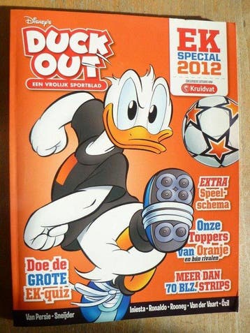 Duck Out EK Voetbalboek - Disney, Verzenden, Nieuw