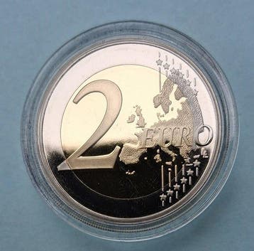 Griekenland. 2 Euro 2022 Erasmus Proof (Zonder, Postzegels en Munten