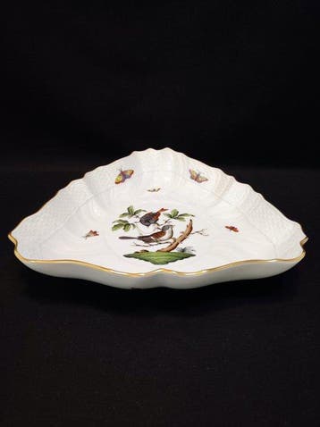 Herend - Schotel - 1191/RO dreieckige Beilagenschale B/T/H, Antiek en Kunst