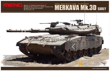MENG-Model TS-001 Merkava Mk.3D Early Bouwpakket Schaal 1:35, Hobby en Vrije tijd, Modelbouw | Auto's en Voertuigen, Verzenden