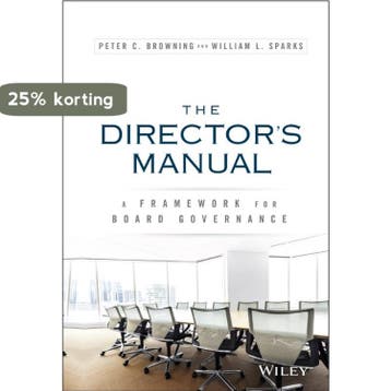 The Directors Manual 9781119133360 Peter C Browning, Verzenden, Peter C Browning