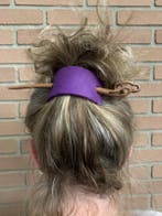 Lederen Haar pin /haar speld. 19 verschillende kleuren, Ophalen of Verzenden