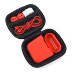 6 in 1 Kit voor AirPods 1 / 2 Rood - Hoesje / Anti-Lost, Verzenden