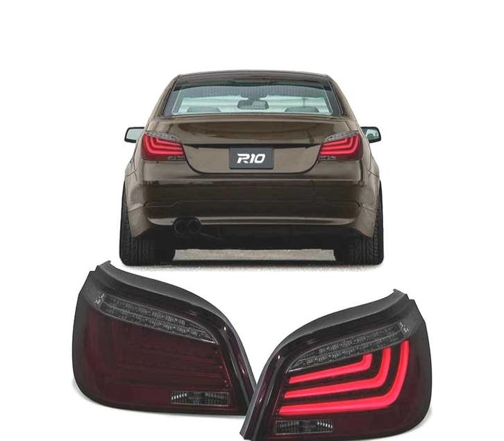 FEUX ARRIÈRE BMW E60 03-07 LED ROUGE FUME, Auto-onderdelen, Verlichting, Verzenden