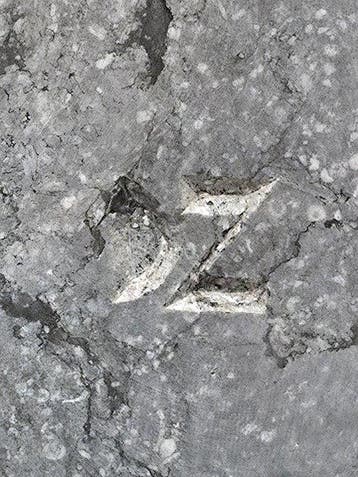 A stone is frozen music