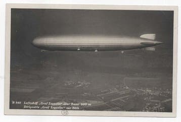 Duitsland 1928 - Postkaart Zeppelin LZ 127, meerdere
