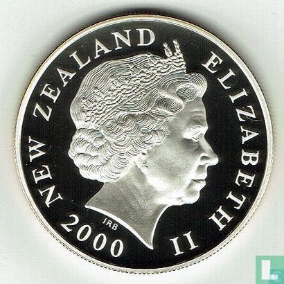 Nieuw-Zeeland 10 dollars 2000 (PROOF) First to the Future, Postzegels en Munten, Munten | Oceanië, Losse munt, Goud, Zilver, Verzenden