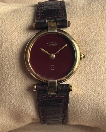 Cartier - Must de Cartier Vendôme - Burgundy Dial - 1804 -, Handtassen en Accessoires, Nieuw