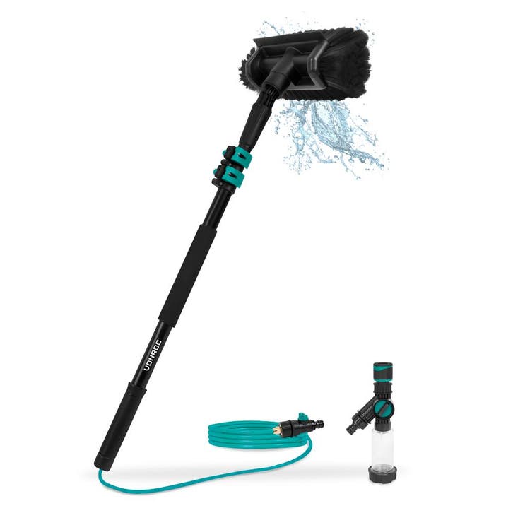 Telescopische Wasborstel – 1,80m | Incl. Borstelkop,, Maison & Meubles, Produits de nettoyage, Envoi