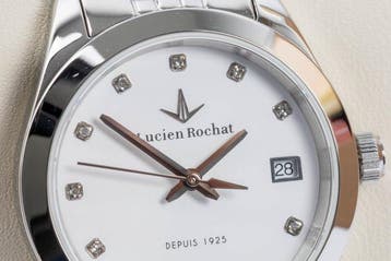 Lucien Rochat - Madame - White & Diamonds - 32 mm - Zonder, Nieuw