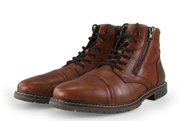 Rieker Veterboots in maat 42 Bruin, Bruin, Verzenden, Boots, Zo goed als nieuw