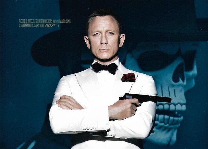James Bond 007 - Autographed Photo Spectre James Bond 007, Verzamelen, Film en Tv
