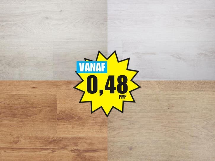 LAMINAAT aan € 0,48/m² – Keuze uit verschillende kleuren, Bricolage & Construction, Planches & Dalles, Enlèvement ou Envoi