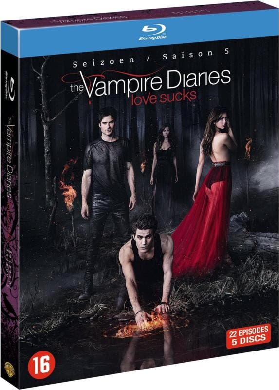 Vampire Diaries seizoen 5 (Blu-ray tweedehands film), Cd's en Dvd's, Blu-ray, Ophalen of Verzenden