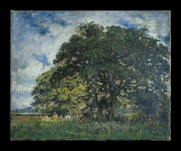 Alfred Hazledine (1876-1957) - Les vaches au pré