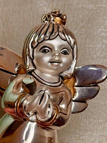 ARDE - Beeldje - Satin Skin Praying ANGEL/cherub - 925