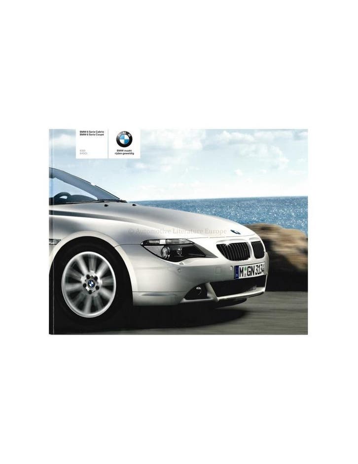 2005 BMW 6 SERIE COUPE | CABRIO BROCHURE NEDERLANDS, Boeken, Auto's | Folders en Tijdschriften