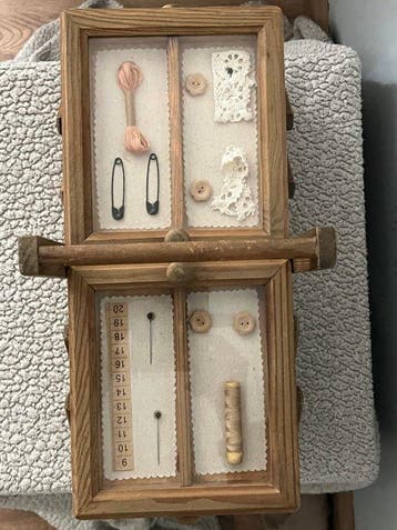 Ensemble de couture Vintage - Naaidoos vintage, Antiek en Kunst
