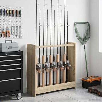 vidaXL Biljartkeu-stand Bewerkt hout 60 x 20 x 57 cm Sonoma, Verzenden, Nieuw