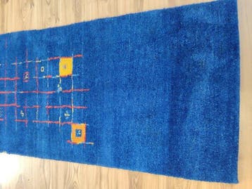 Gabbeh - Vloerkleed - 2.45 m - 0.8 m - Designer India fijn, Nieuw