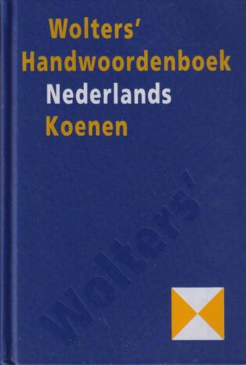Wolters handwoordenboek Koenen / Nederlands / Wolters, Boeken, Woordenboeken, Gelezen, Verzenden, Nederlands, M.J. Koenen