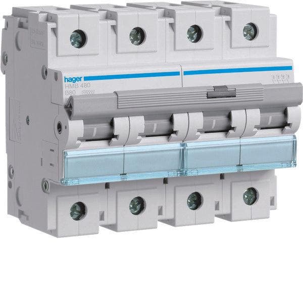 Disjoncteur Hager HMB - HMB480, Doe-het-zelf en Bouw, Elektriciteit en Kabels, Verzenden