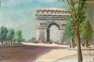 Albert Muret (1874-1955) - Paris: l’Arc de Triomphe