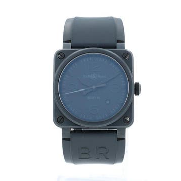 Bell & Ross - BR03-92 Black Matte - BR03-92-CBL - Heren -, Nieuw