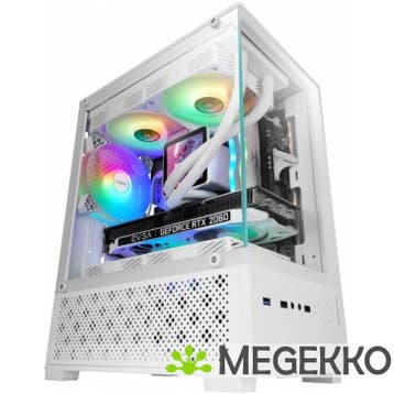 Mars Gaming MC-SE2 Mini Tower Wit, Computers en Software, Verzenden, Nieuw