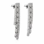 Boucles doreilles cocktail - 14 carats Or blanc - 1.28ct.