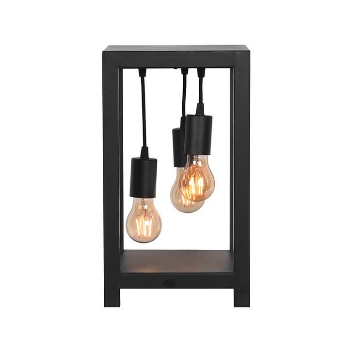 Tafellamp Dangle | Zwart | Metaal | LABEL51, Zakelijke goederen, Horeca | Keukenapparatuur, Nieuw in verpakking, Verzenden