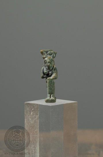 Oude Egypte, late periode jade (nefriet) of serpentijn, Antiek en Kunst