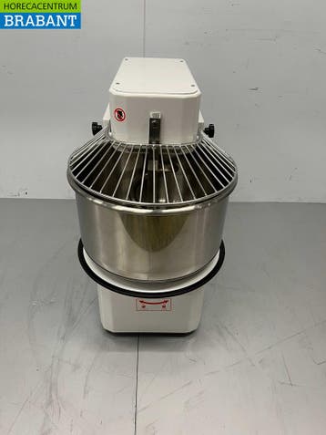 Pétrin spirale HCB en acier inoxydable 40 litres 400V Horeca, Verzenden
