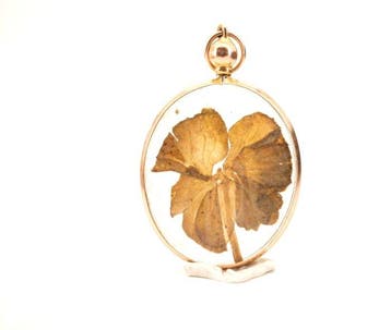 Pendentif - 18 carats Or jaune - Pendentif médaillon