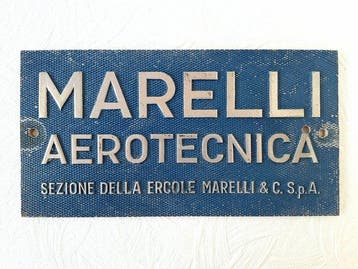 Marelli - Marelli Aerotecnica - Reclamebord - Aluminium